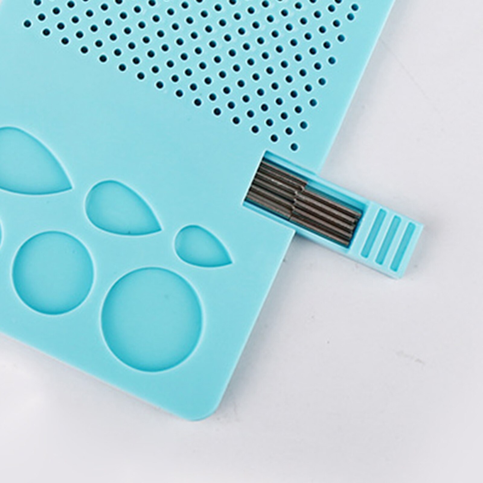 Sturdy 16x9.2cm Paper Quilling Board Abundant Holes Pins Grid Guide DIY Tool