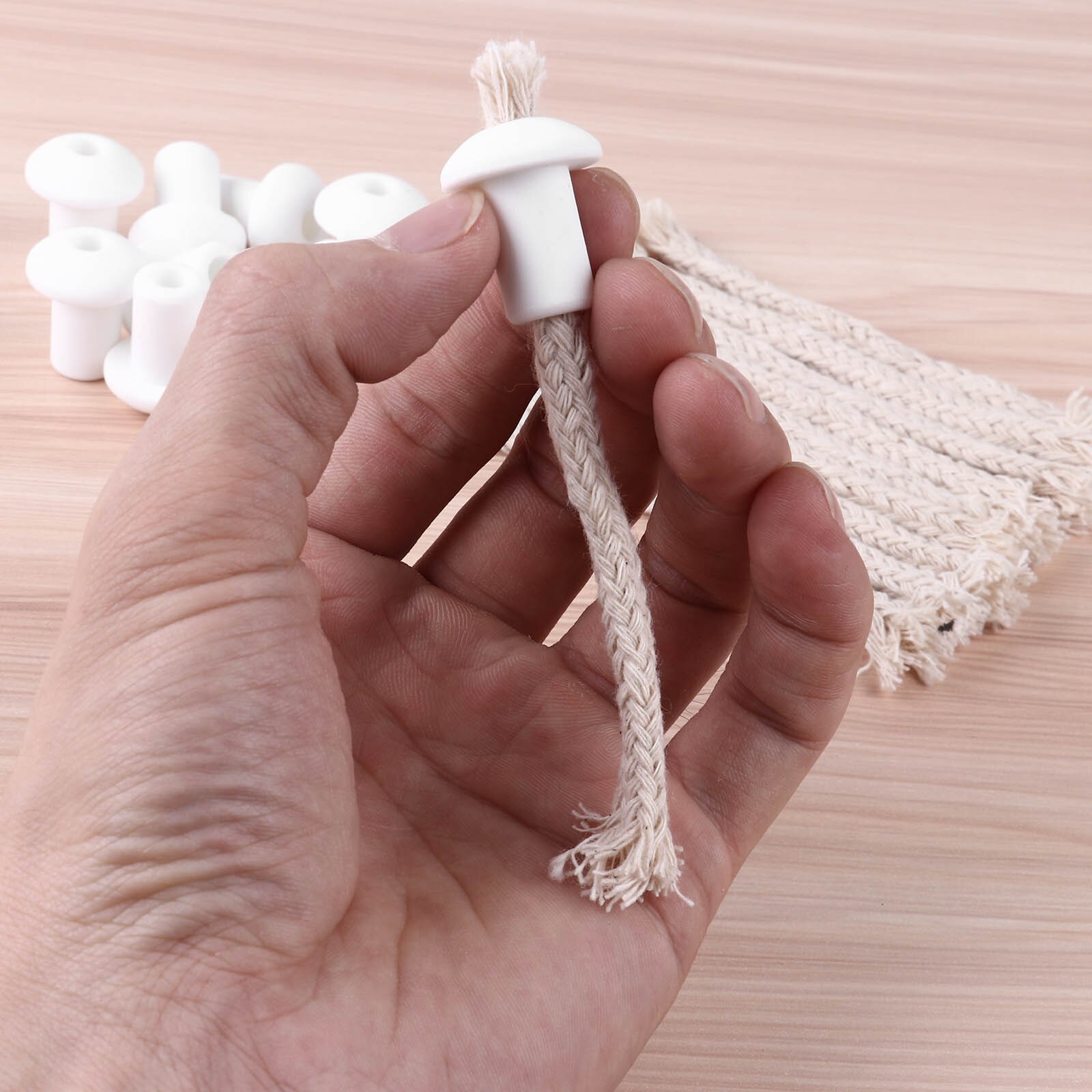 10 stuks olielamp lonthouders keramische fakkelhouders wijnfles kaars katoenen lonten lantaarn alcohollamp glas petroleum lont