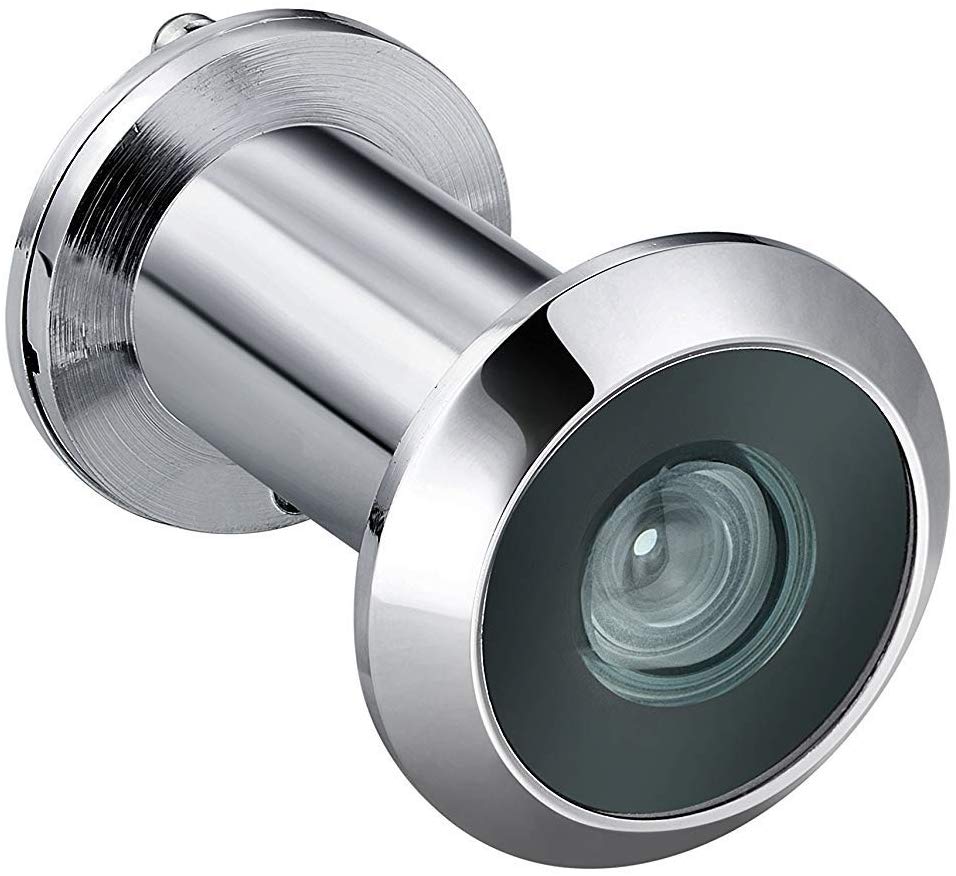 Verlengen 200 Graden 16Mm Deur Viewer Privacy Cover Voor 55-90Mm Dikke Deur Veiligheid thuis Deur Eye Kijkers 1-3Pcs: Bright Light x1pcs