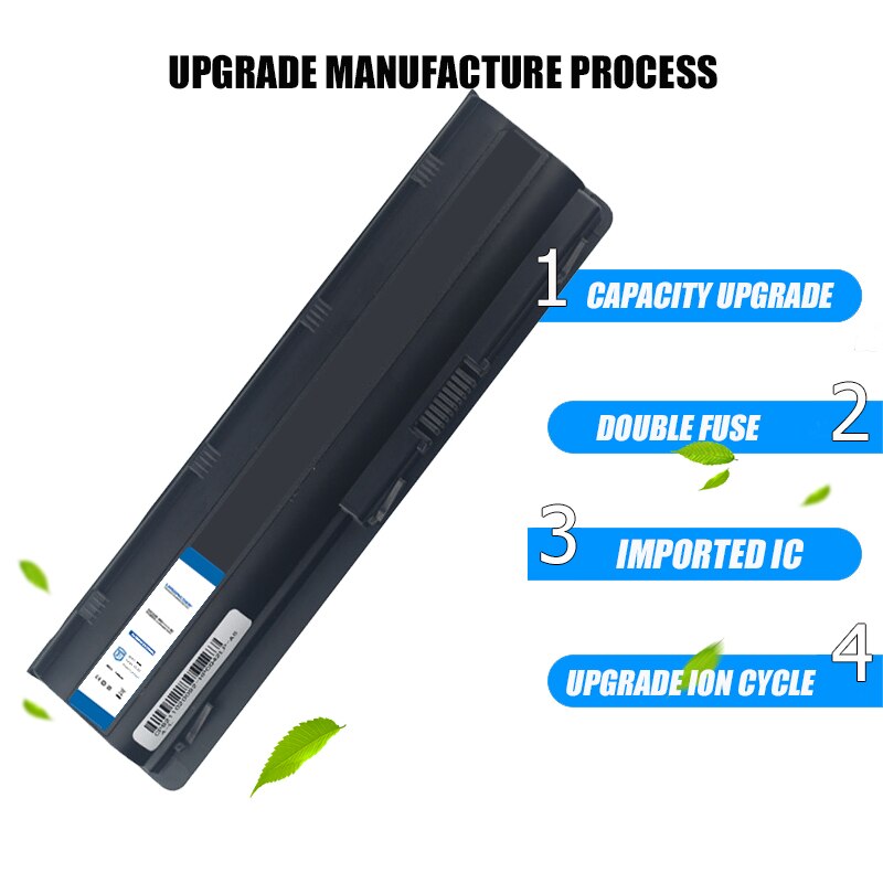 Laptop Akku MU06 Ersatz Für HP Pavilion G6 G7 - 57Wh Kapazität, 6-Zellen