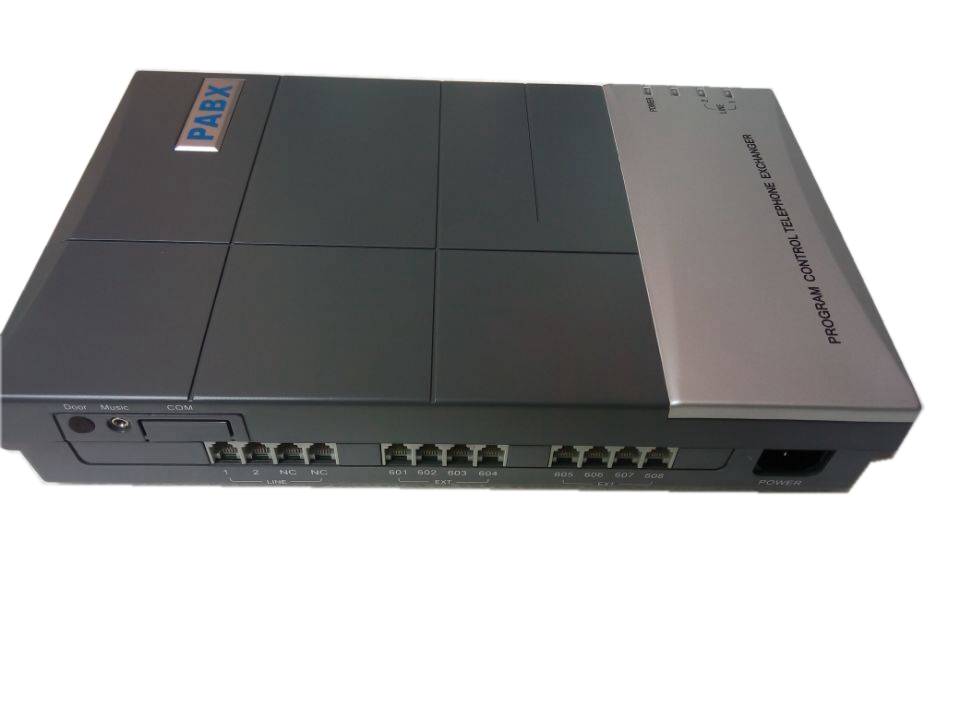 VinTelecom CS208 telefoon swtich/kantoor pbx-telefoonsysteem met 2 ingang bedrade lijnen & 8 uitgang extensions