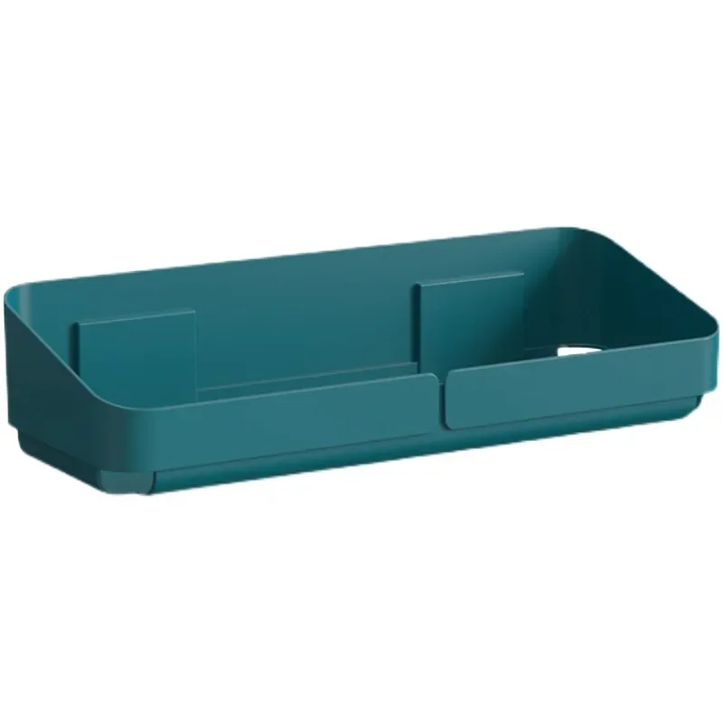 Zelfklevende Badkamer Plank Keuken Organizer Plastic Shampoo Rek Douche Plank Badkamer Accessoires Geen Boorplank