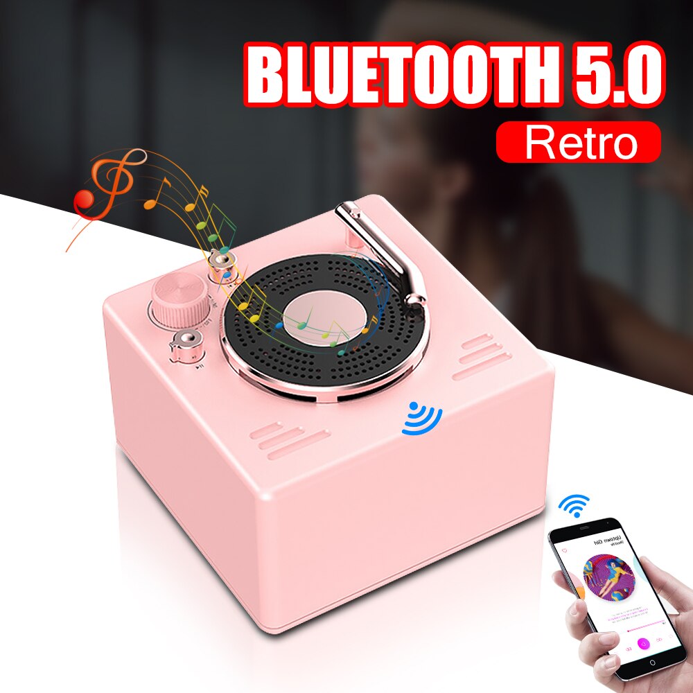 een - Retro vinyl platenspeler - Platenspelers - platenspeler