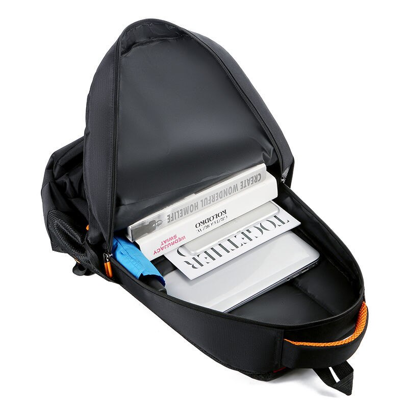 Large Capacity High School Bags for Teenage Boys University Student School Backpack Men Nylon