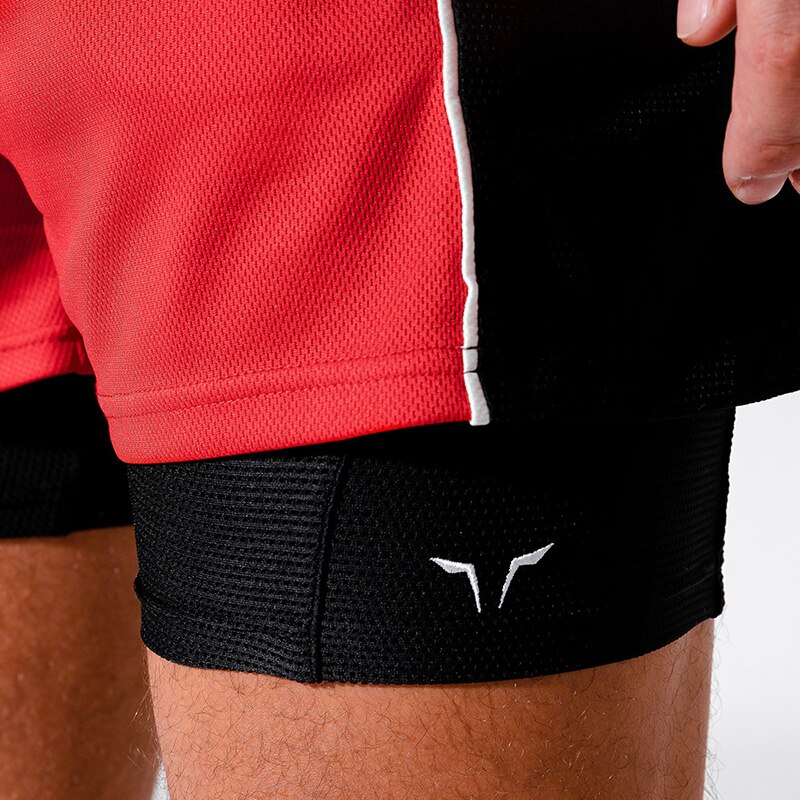 Men Sport Shorts Quick Drying Breathable with Pocket Stretchy for Fitness Summer B99