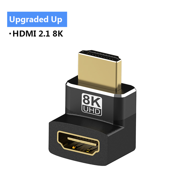Mini adaptador HDMI 8K @ 60Hz 4K @ 120Hz Mini HDMI macho a HDMI 2,1 hembra convertidor para PC portátiles tarjeta gráfica extensión Micro HDMI: Gris