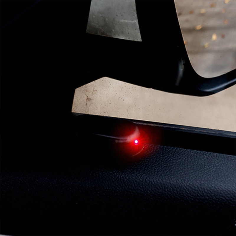 Alarma Solar para coche, luz LED antirrobo, Flash intermitente, lámpara de advertencia, 2 piezas (azul + rojo)