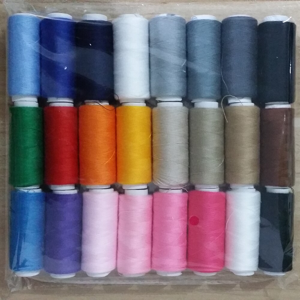 40s/2 Nähgarn 200Meter Hohe Festigkeit Vorhang/Kissen/Kleid gewinde/NäHenne Garn/24 teile/beutel Hand näHenne/zufällige farbe