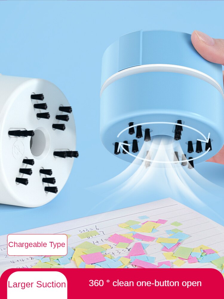 USB Mini Vacuum Cleaner Portable Desktop Dust Cleaner Classroom Table Desk Sweeper Handheld Home PC Keyboard Vacuum Cleaner