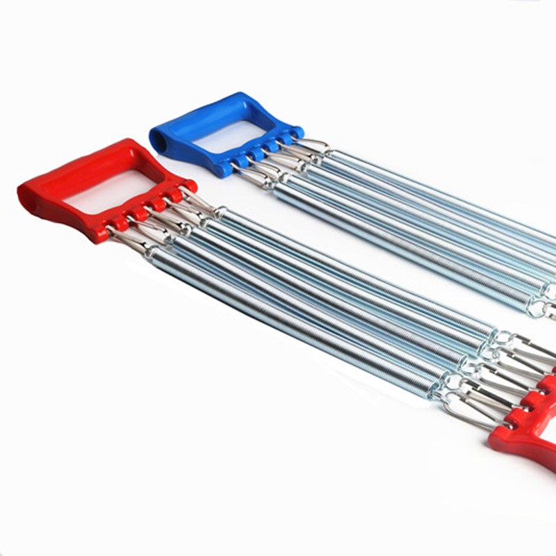 Novo expansor de braço de peito punho plástico mão gripper braço puxar barra peso exercitador com 5 molas YS-BUY