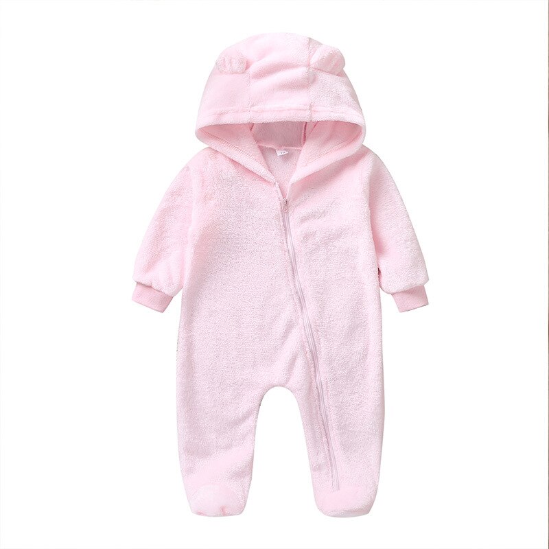 Carters Mit Kapuze Einfarbig Baby Flanell Nette Lange Hülse Gesamt Kleinkind Pijama Recien Nacido Macacão Menina Bebe rosa Baby junge: fen / 70cm