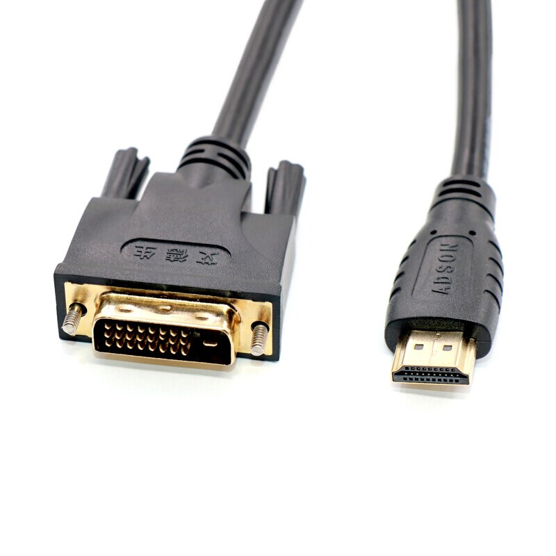 HDMI naar DVI DVI-D 24 + 1 pin Adapter 1080P Bi-directionele DVI D Male naar HDMI Male converter Kabel Hoge snelheid DVI hdmi kabel