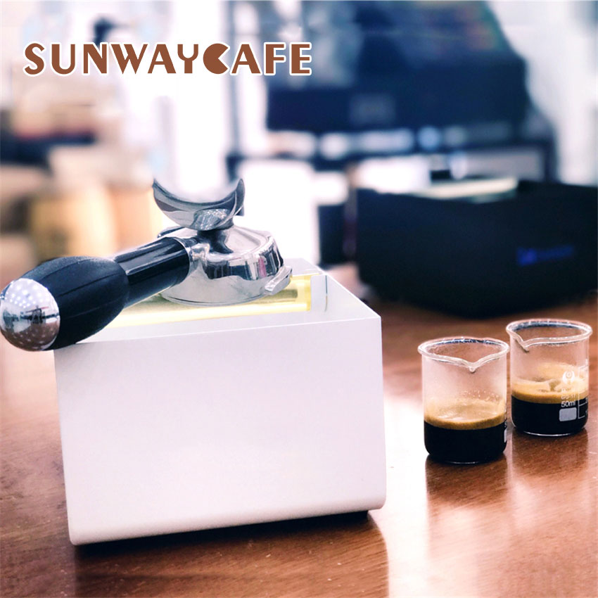 Stainless Steel Coffee Espresso Grounds Container Cafe Knock Box Anti slip Coffee Grind Dump Bin Waste Bin For Barista