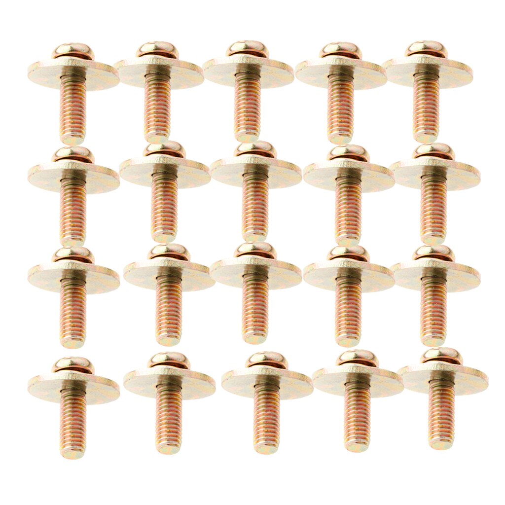 Pratique 20 pièces doré jeu de batterie griffe crochet vis 3x3x2 cm accessoire de Percussion pour tambour-player
