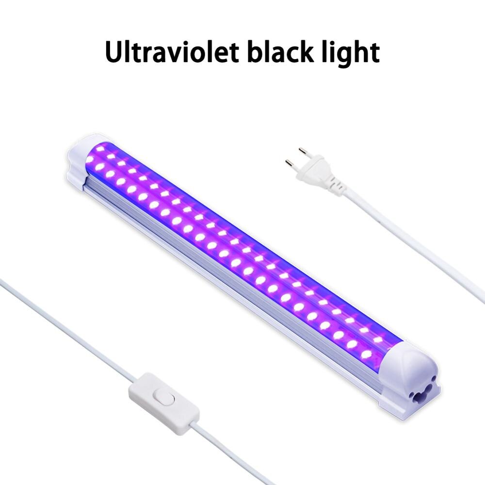 UV LED Black light bar 40 LED Integrated Bulb Black Light Portable 32cm Black UV Light Bar LED Strip Lights Party Club DJ
