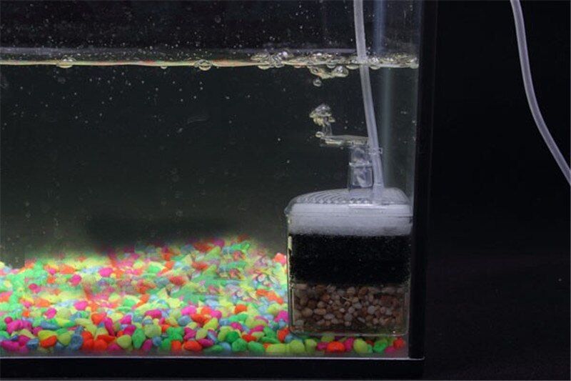 1pc s/m/l aquarium hoekfilter luchtgedreven garnalen aquariumfilter biochemische keramische spons accessoires zuurstofpomp