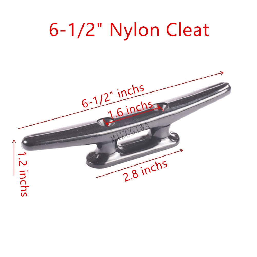 nylon kloss 4 "  , 6-1/2 " havhund marine Brygge hulanker flat topp 2 skrog åpenn utgangspunkt båt kloss feste kajakk kano dekk båt tau
