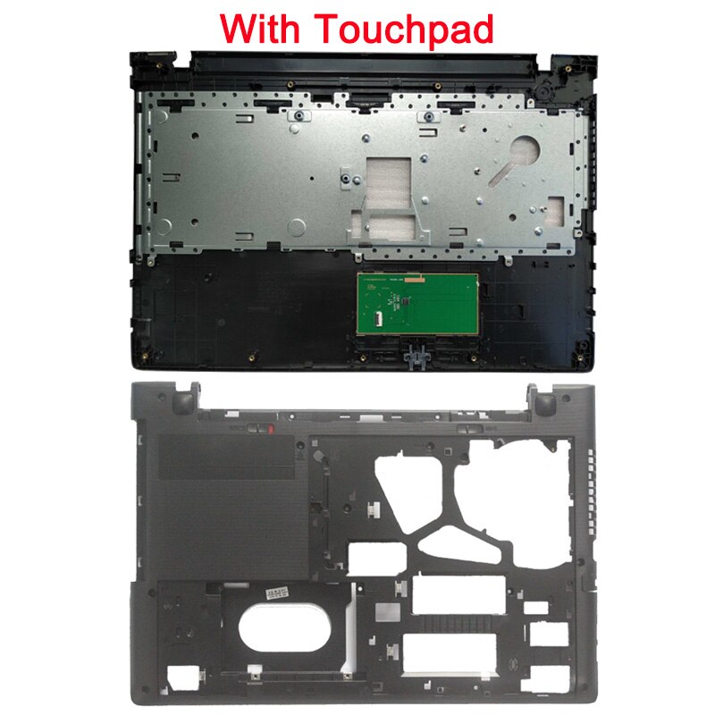 Laptop-cover til lenovo  g50-70a g50-70 g50-70m g50-80 g50-30 g50-45 z50-70 håndledsstøtte øverste etui/bunde basecover etui: Touchpad c og d