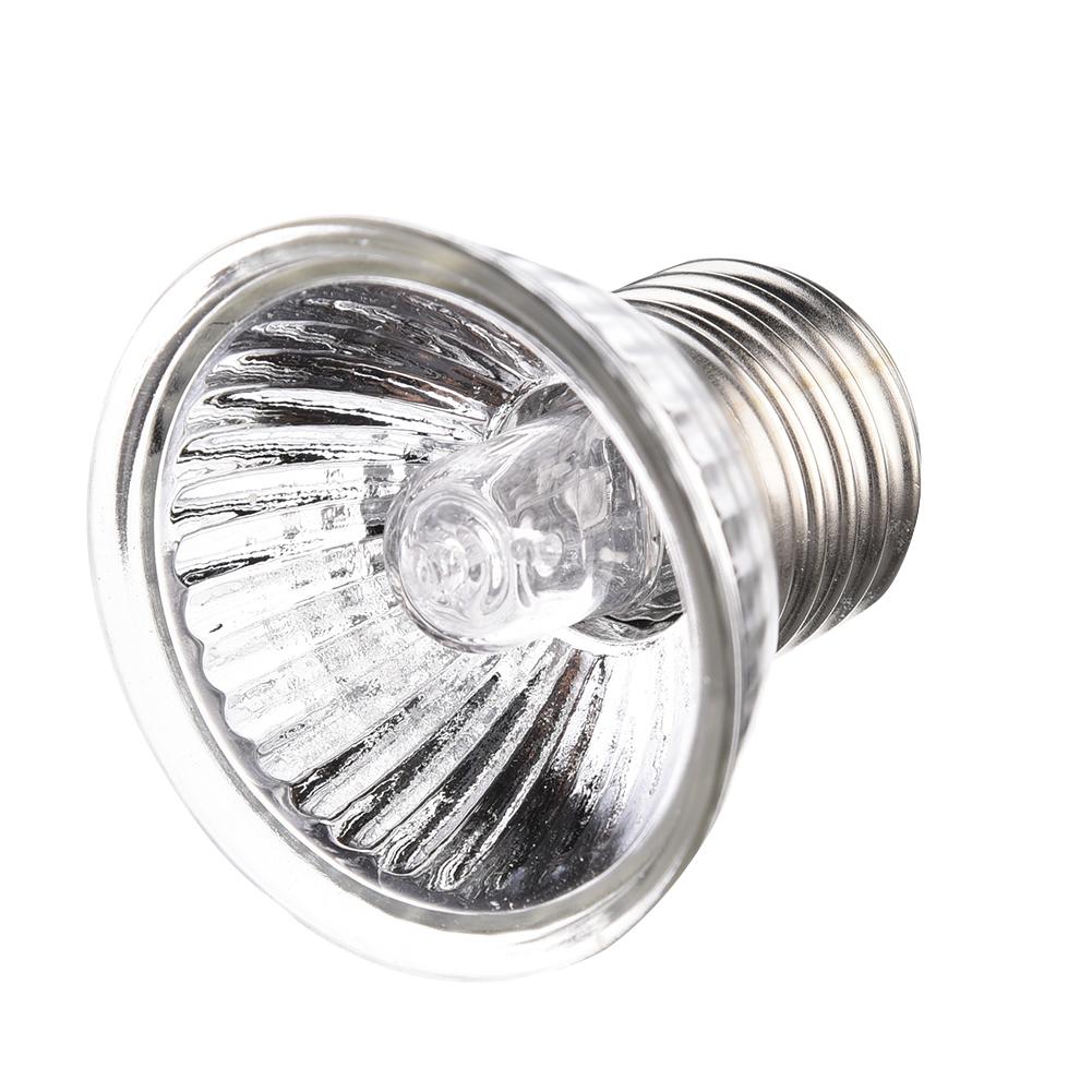 Lámpara de calefacción para reptiles E27 de 220V, luces de quemadura solar de tortuga UVB ajustables de espectro completo, iluminación de preservación de calor: 75w