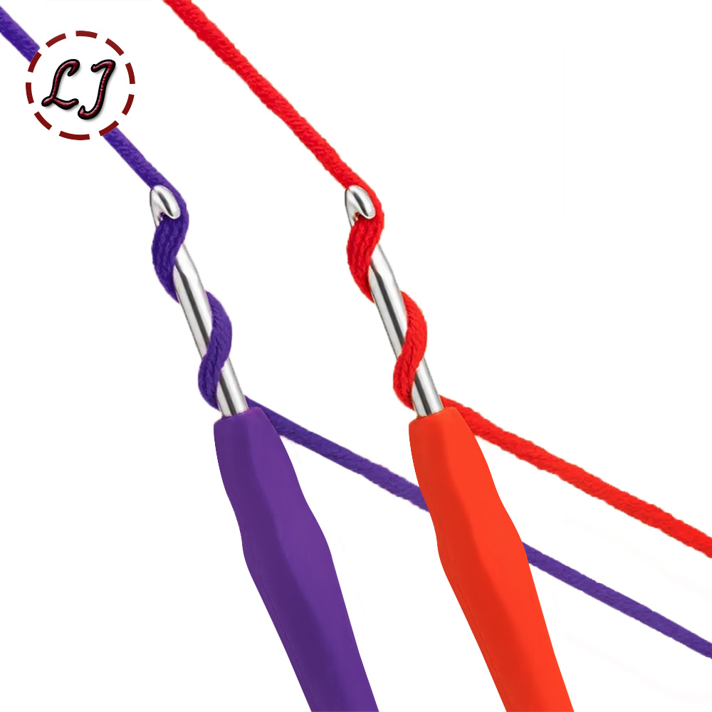 Ganchos de crochê conjunto de agulhas de crochê com frete grátis conjunto de gancho de crochê agulhas de crochê para acessórios de tricô