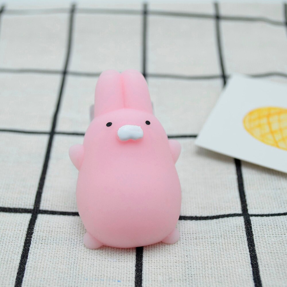 Cute Mochi Cat Squeeze Healing Fun Kids Kawaii Toy Stress Reliever Decor Squeeze Rising Toys For Kids Adults