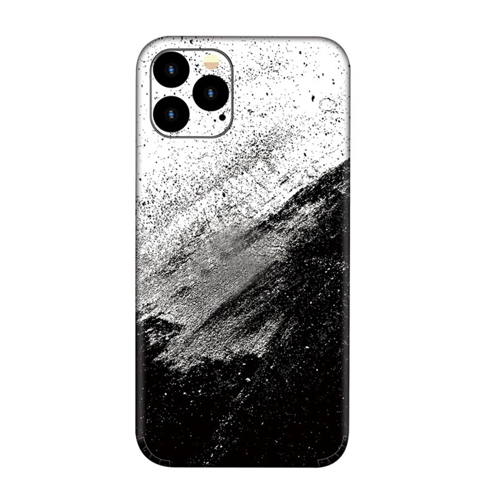Śliczne kolorowe tylne naklejki na iPhone 11 Cartoon Phone Protector skórki cienka tylna folia dekoracyjna