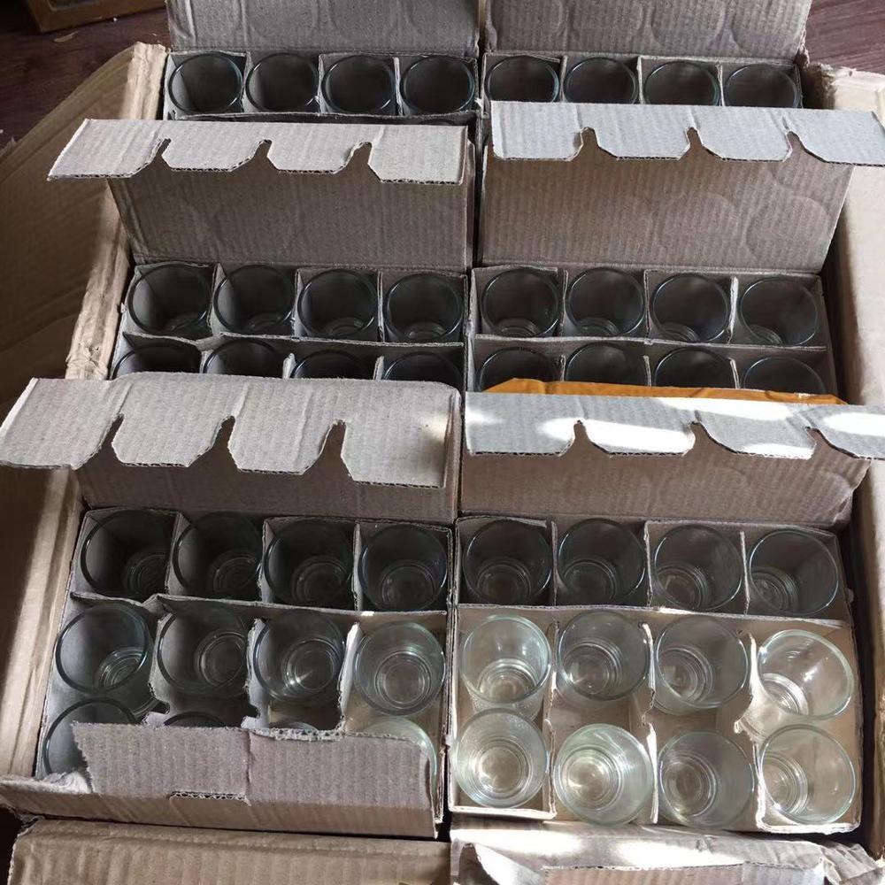 103 små mini 80ml 2oz glasskålar med spritglas