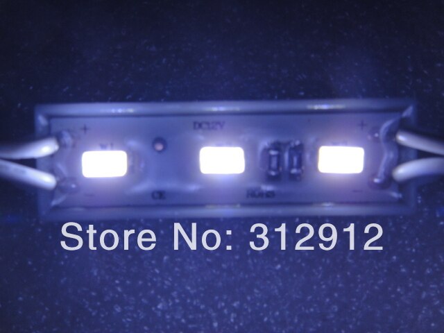 20PCS 5730 SMD LED module;high bright;1.2W;IP65;DC12V;120-150lm;size:45mm*12mm;plastic case