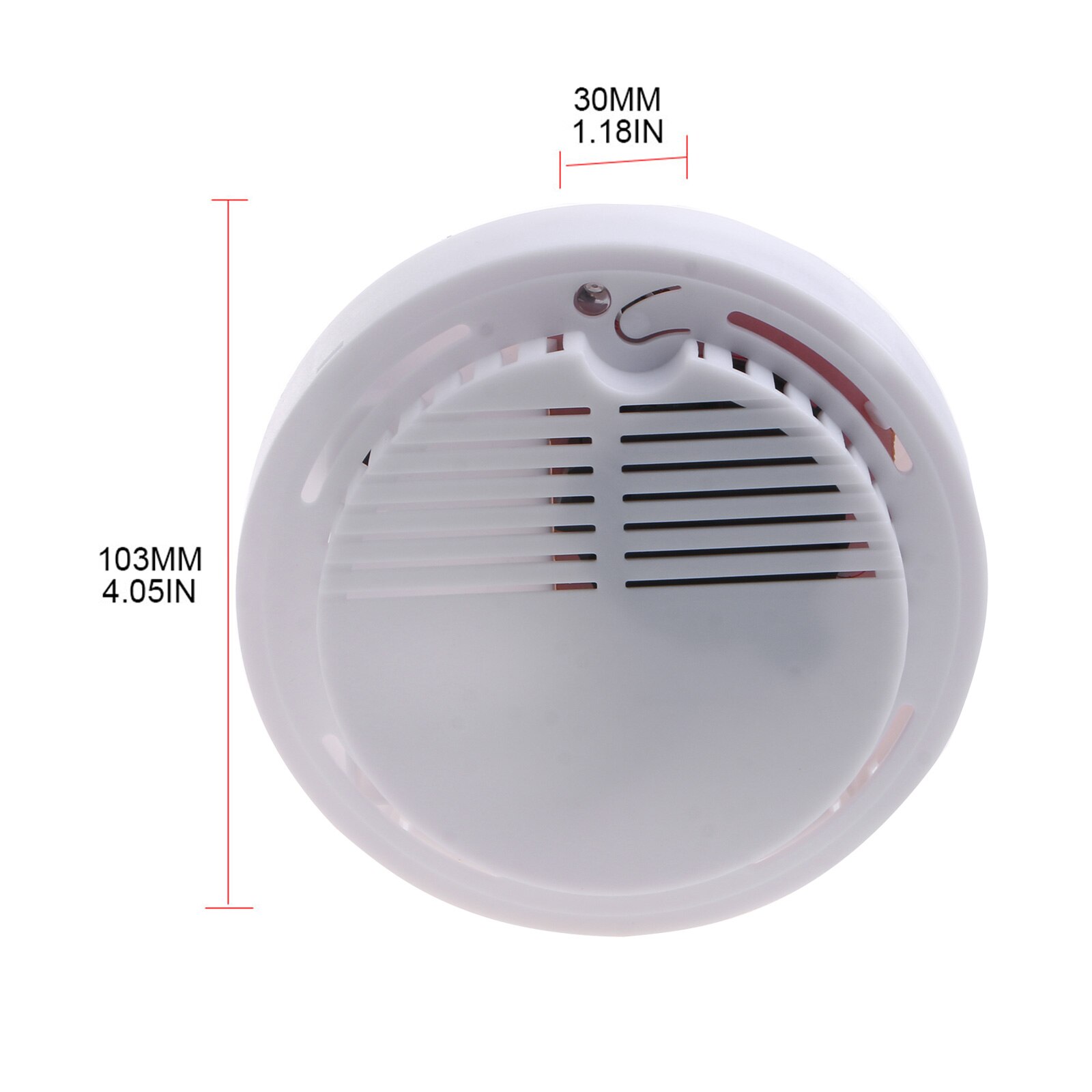 Smoke Alarm Fire Alarm Smoke Detector with LED Indicator Quick Response Alarm