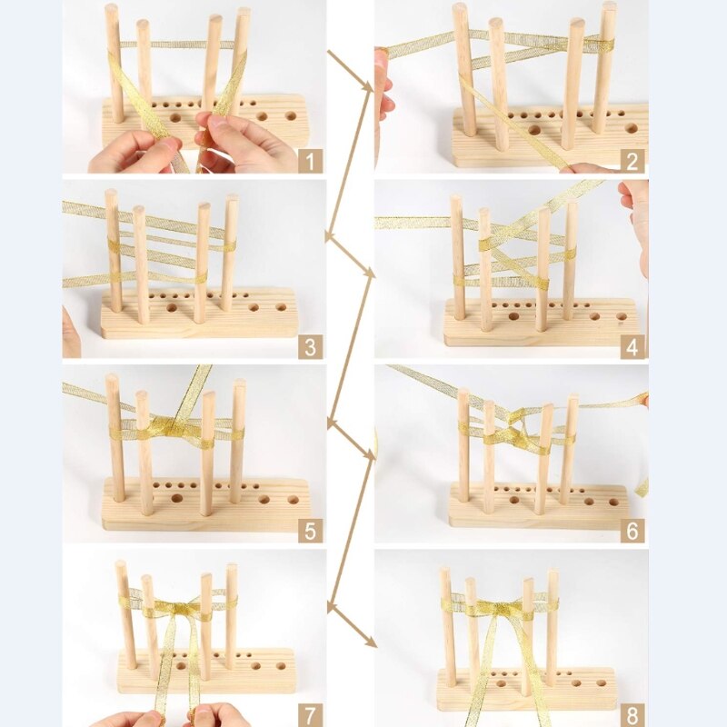 Multiuso arco maker para fita de madeira ferramenta para diy artesanato dia dos namorados