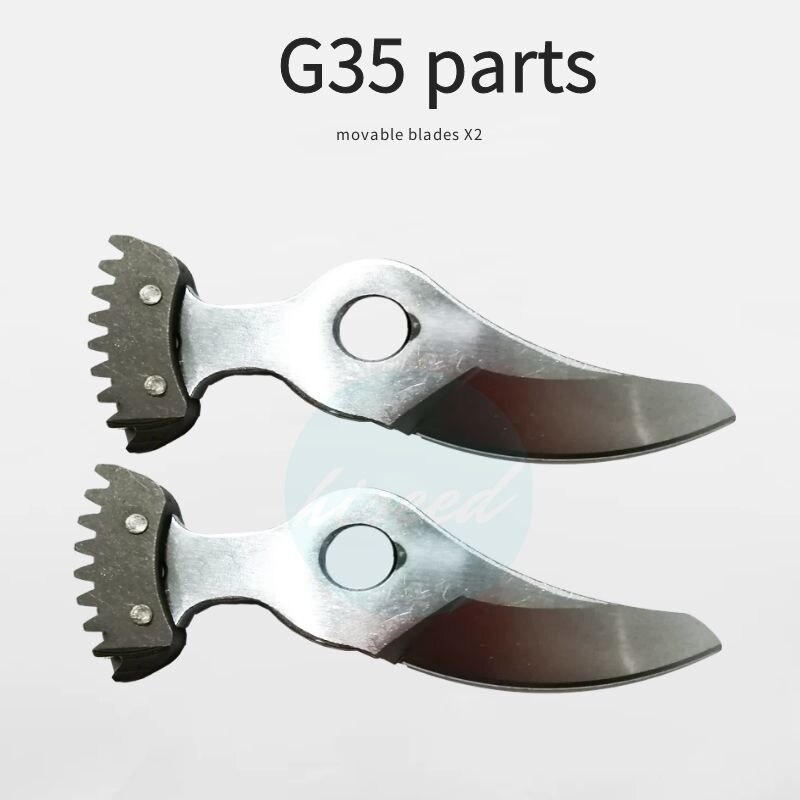 Elektrische Schaar Huishoudelijke Fruit Boom Snoeischaar Draadloze Snoeischaar Lithium Batterij Tuin Tuinieren Scharen: movable bladesX2