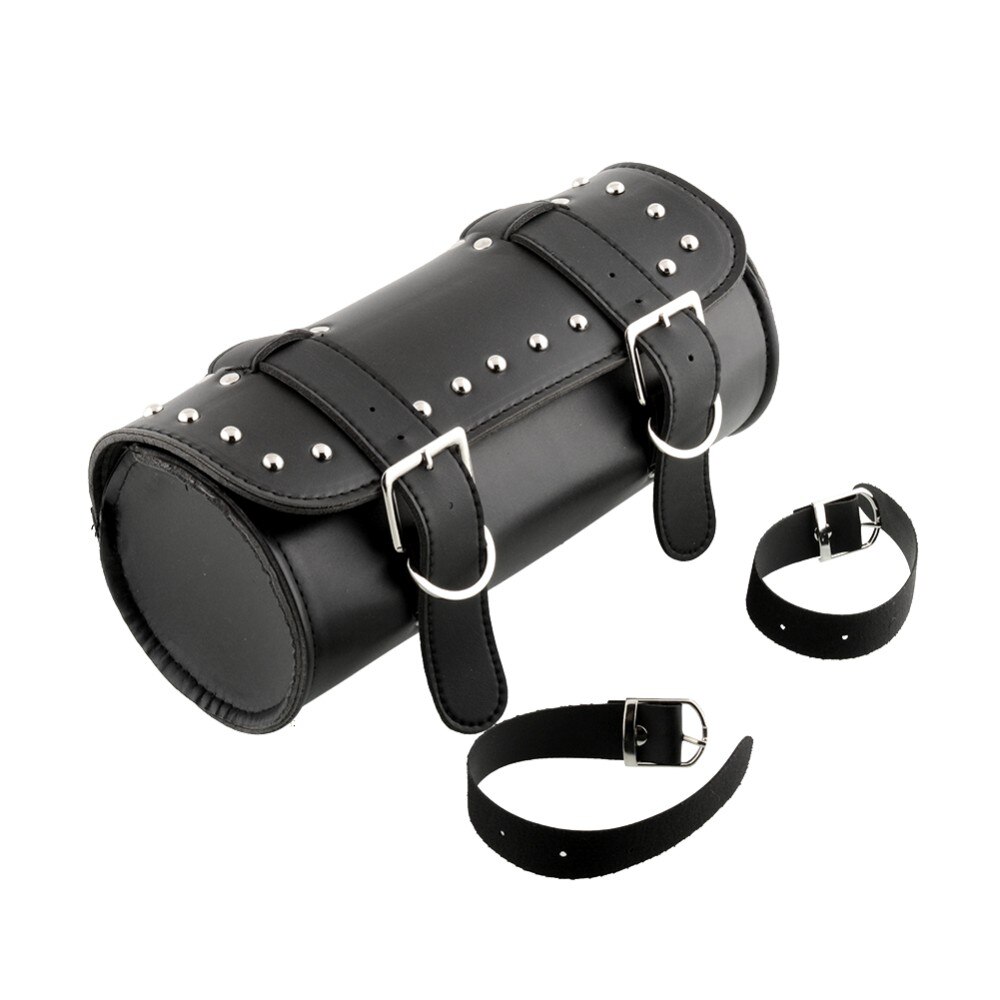 Sac à main en cuir pour moto, sacoche ronde pour Scooter, quad, accessoires Auto Cool, outil à la , étui supérieur pour Scooter: Black