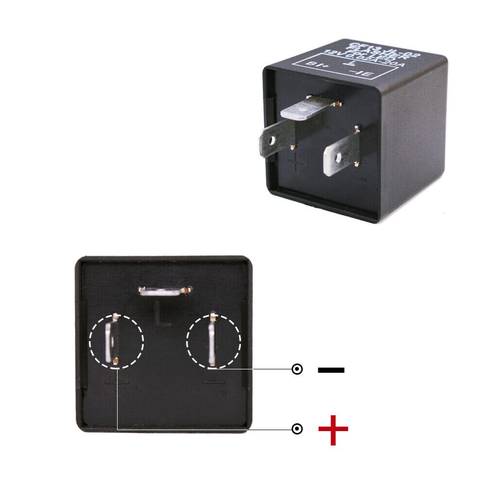 Motorrad Blinker Mit Sound - 12V 3-Draht Blinkleuchte