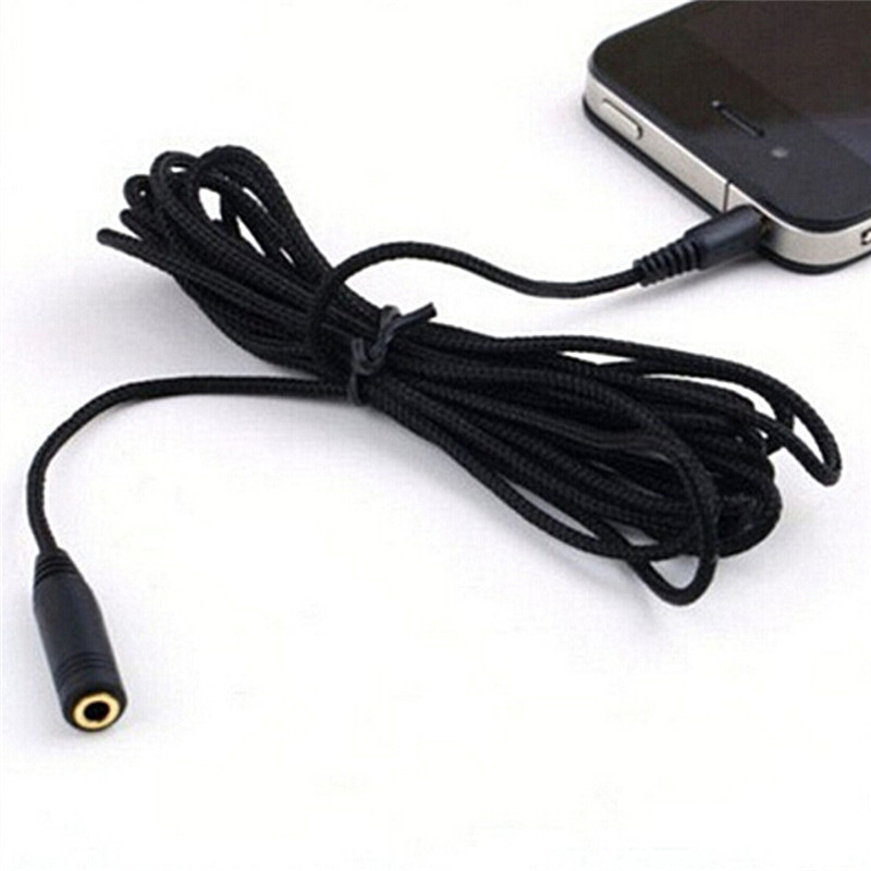 3m/1.5m Headphone Extension Cable 3.5mm Jack Male to Female 3.5mm AUX Cable Audio Stereo Extender Cord Earphone Speaker