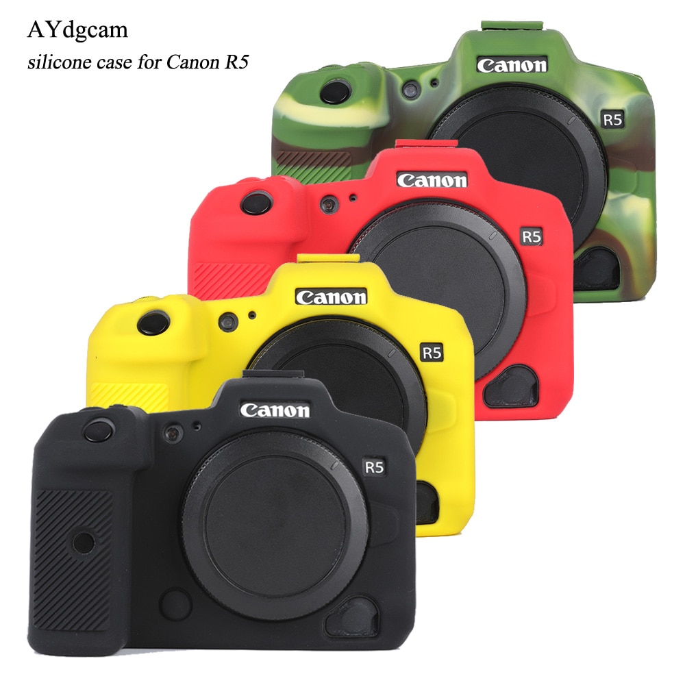 Soft Camera Bag EOS R5 R6 Silicone Case Rubber Cam... Grandado