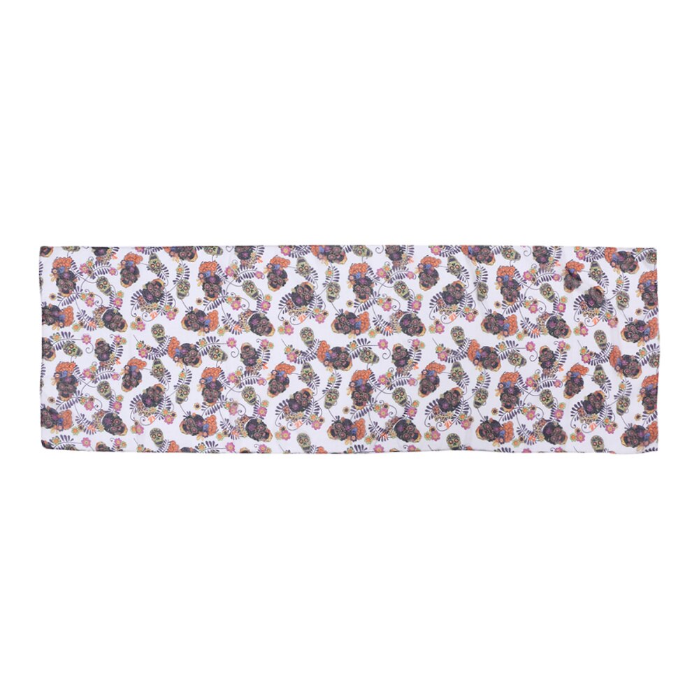 Foulard imprimé de squelette drôle, châle décoratif pour fête de Festival