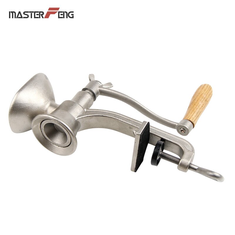 Molinillo de especias de grano Manual, molino de semillas de amapola con resorte ajustable para pimienta, maíz, garbanzos, café