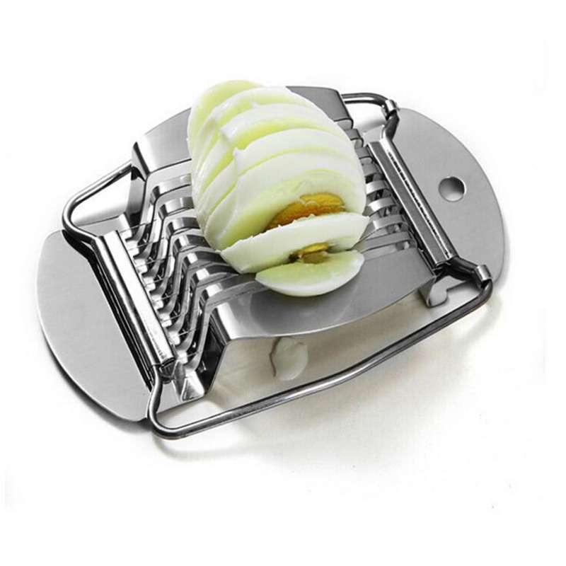 CTREE de huevo de acero inoxidable dispensador de corte huevos herramientas rebanadoras divisores y divisor cortes Cocina Esencial herramientas de la cocina C427