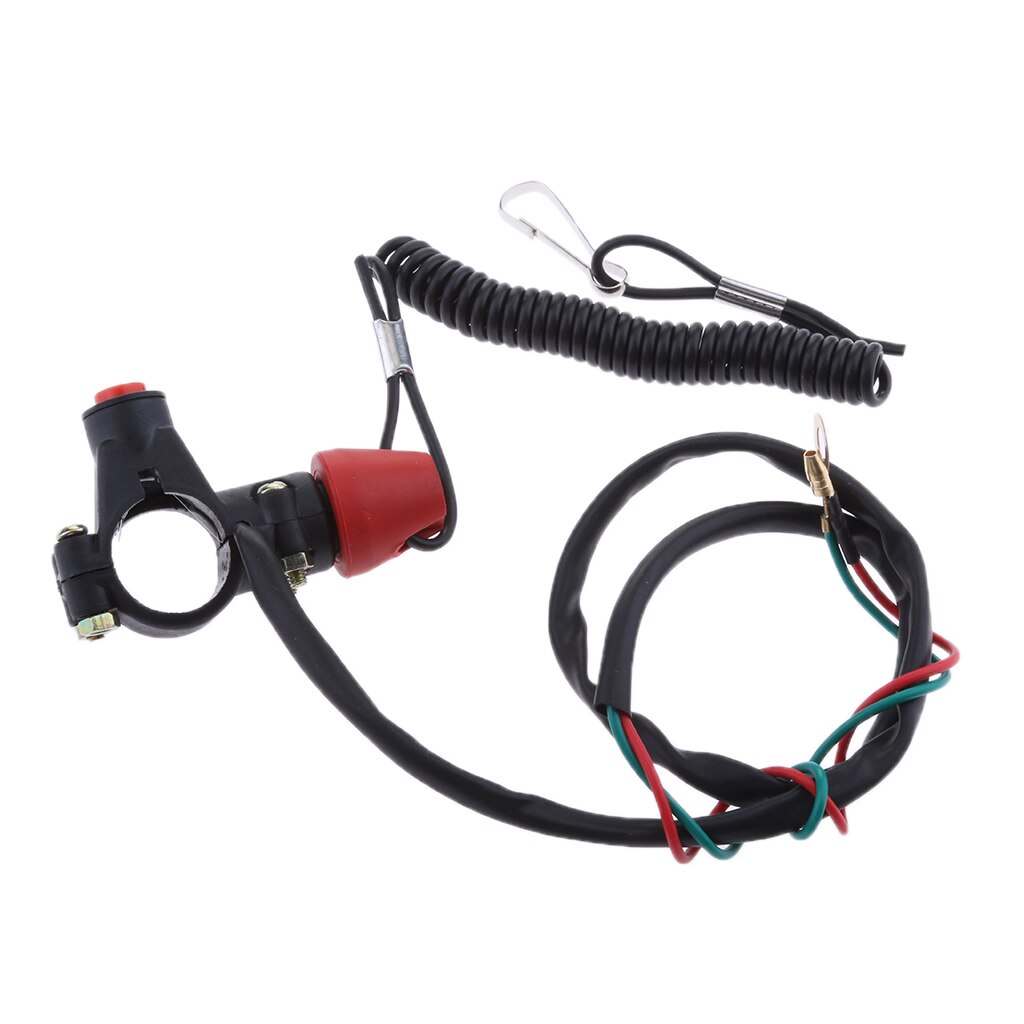 Universal Boat Outboard Lawn Mowers Engine Stop Safety Kill Switch Tether Cord Lanyard