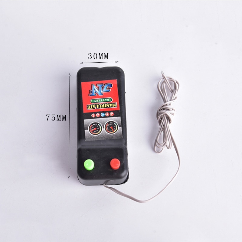 Wire control box remote control forward and backward motor forward and reverse controller wire control battery box toy making