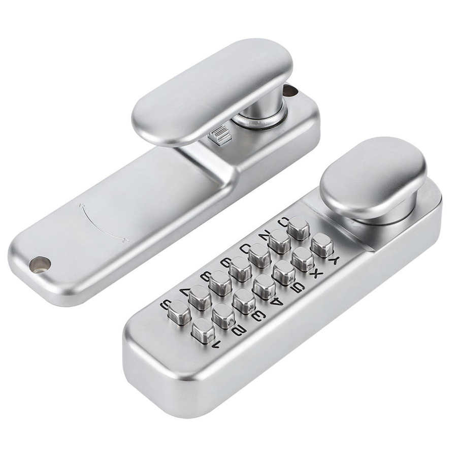 Mechanical Digital Door Lock keypad Code Keyless push button Passage mode Home Entry Lock Lawn /Wooden/Iron Door Gate opener