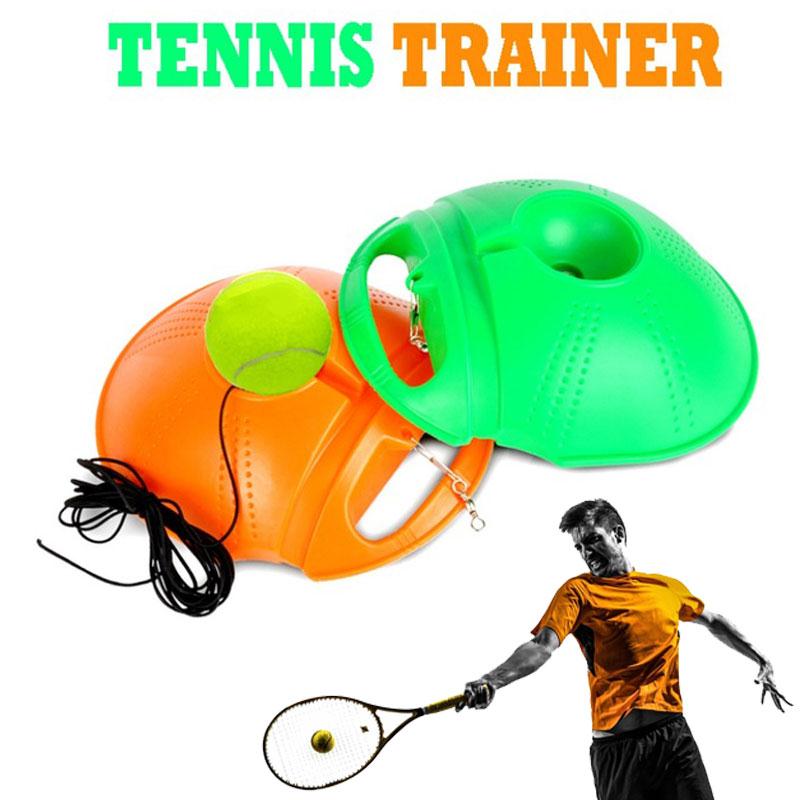 Portable 2 Color PE Movement Sports Tennis Practice Trainer Tennis Training Tool Home Sparring Device Tennis Singles Linker