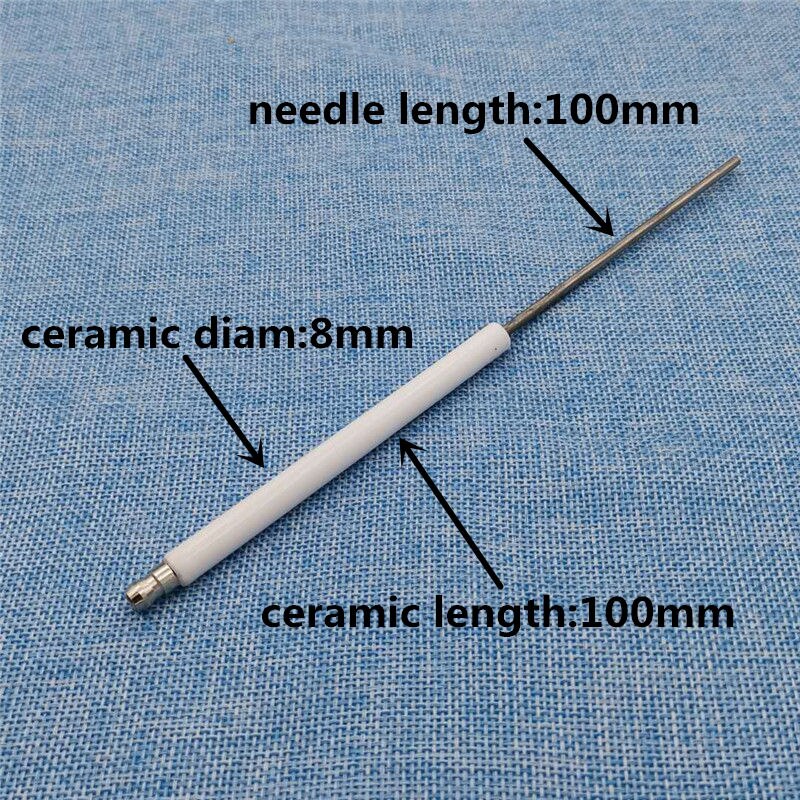 Oil Boiler Burner Ignition Needle Pulse Stove Ceramic Ignition Needle Diesel Methanol Burner Electrode: Light Grey