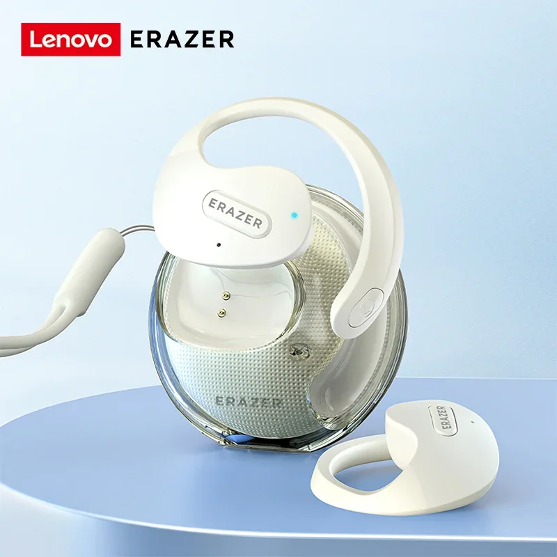 Lenovo ERAZER X15 Pro OWS Drahtlose Kopfhörer Bluetooth 5.4 Ohrhörer Sport Kopfhörer HIFI Sound Rauschunterdrückung mit Mikrofon: Beige
