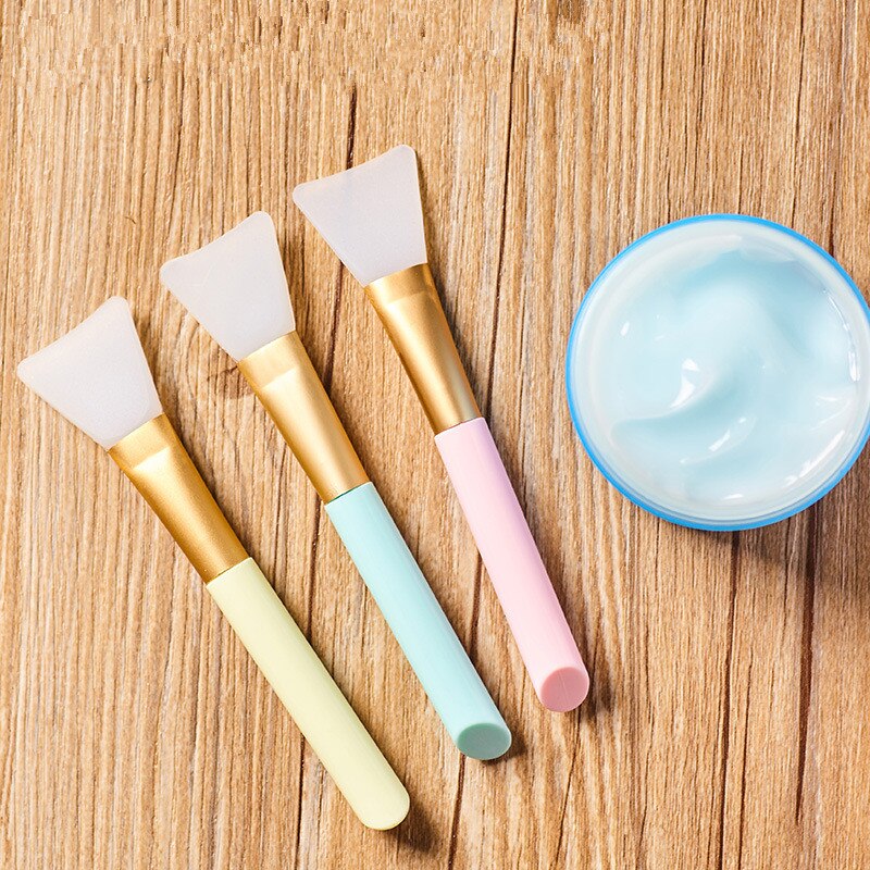 1pc sminkborstar ansiktsmask borste silikongel gör det själv kosmetiska skönhetsverktyg broschor för maquillaje