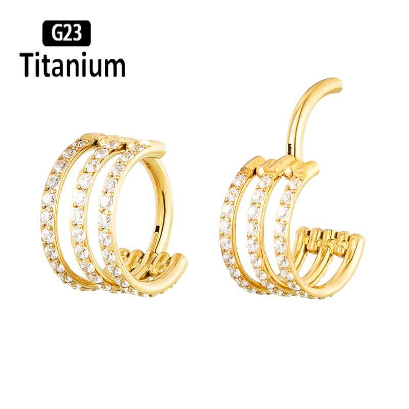 G23 titan piercing cz hoop höjdsegment ring clicker septum piercing näsringar tragus brosk helix läpp örhängen