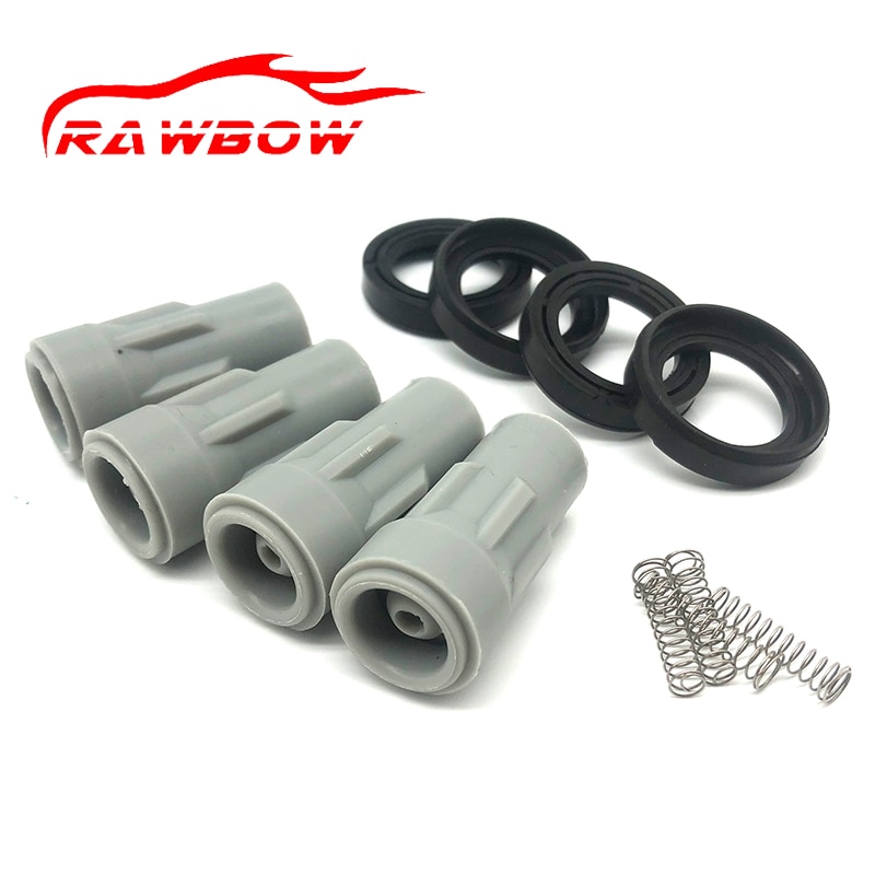 4PCS OEM 04606824Ab Ignition Coil Rubber Kit R26062 With Spring For Caliber Sx Chrysler Compass Caliber Journey Patriot