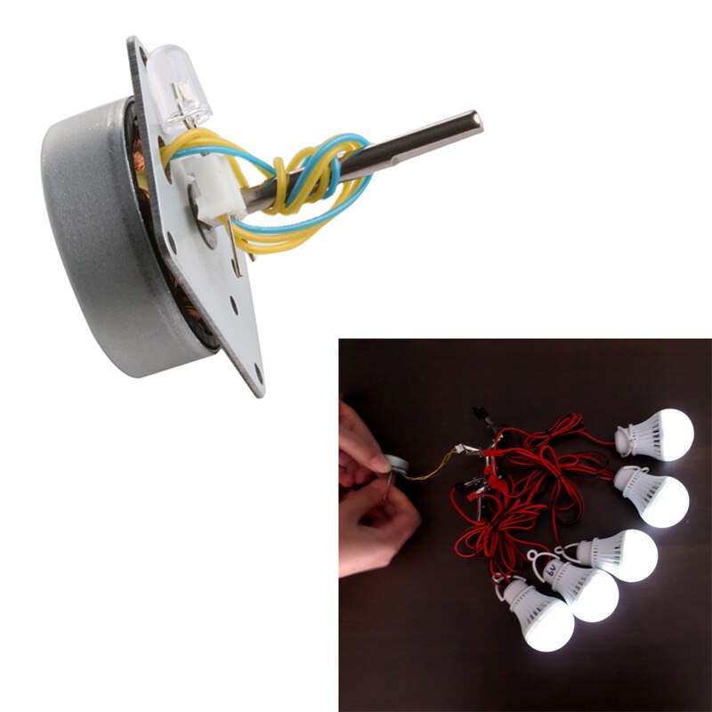 Mini Micro éolienne à 3 phases 3V-24v 12v | Petit générateur d'alternateur à main