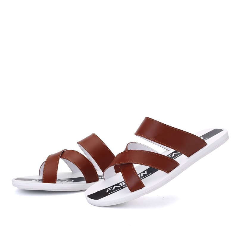Vietnam verano menn fisk sandale chancla flip herren dusj strand sommer gummi homme erkek playa imitasjonssko sandalia
