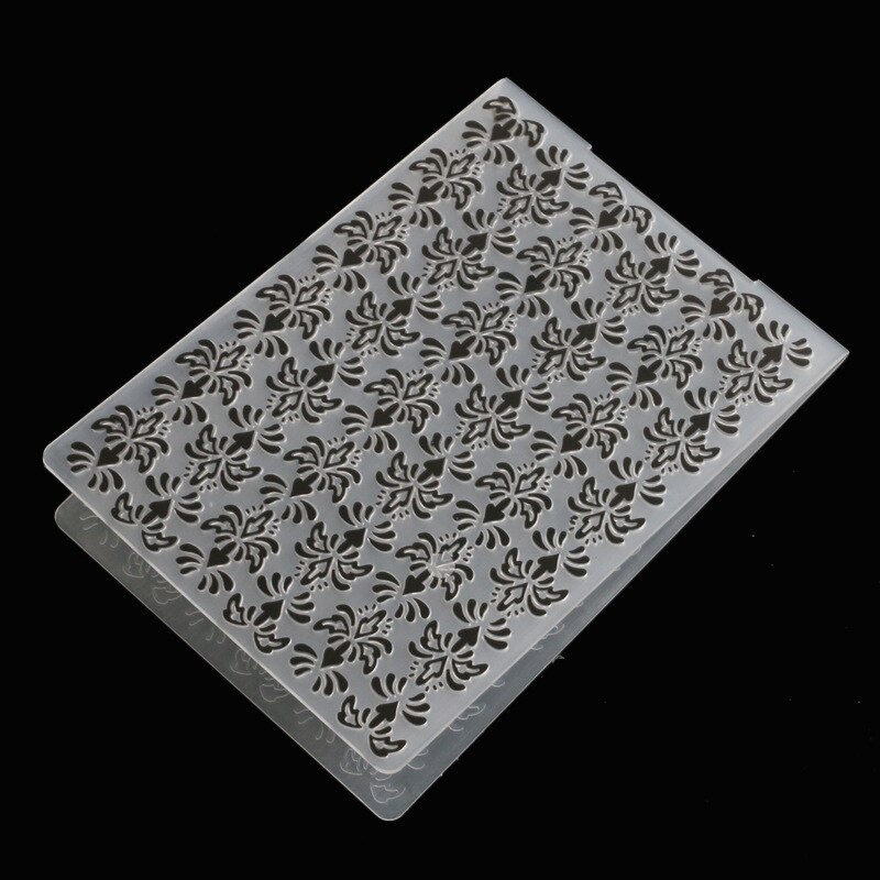 3D Embossing Map Transparant Embossing Plastic Platen Voor Diy Papier Snijden Sterft Scrapbooking 10.5x14.5cm: 3